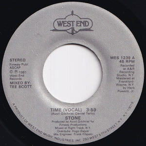 Stone - Time / (Instrumental) (7 inch Record / Used)
