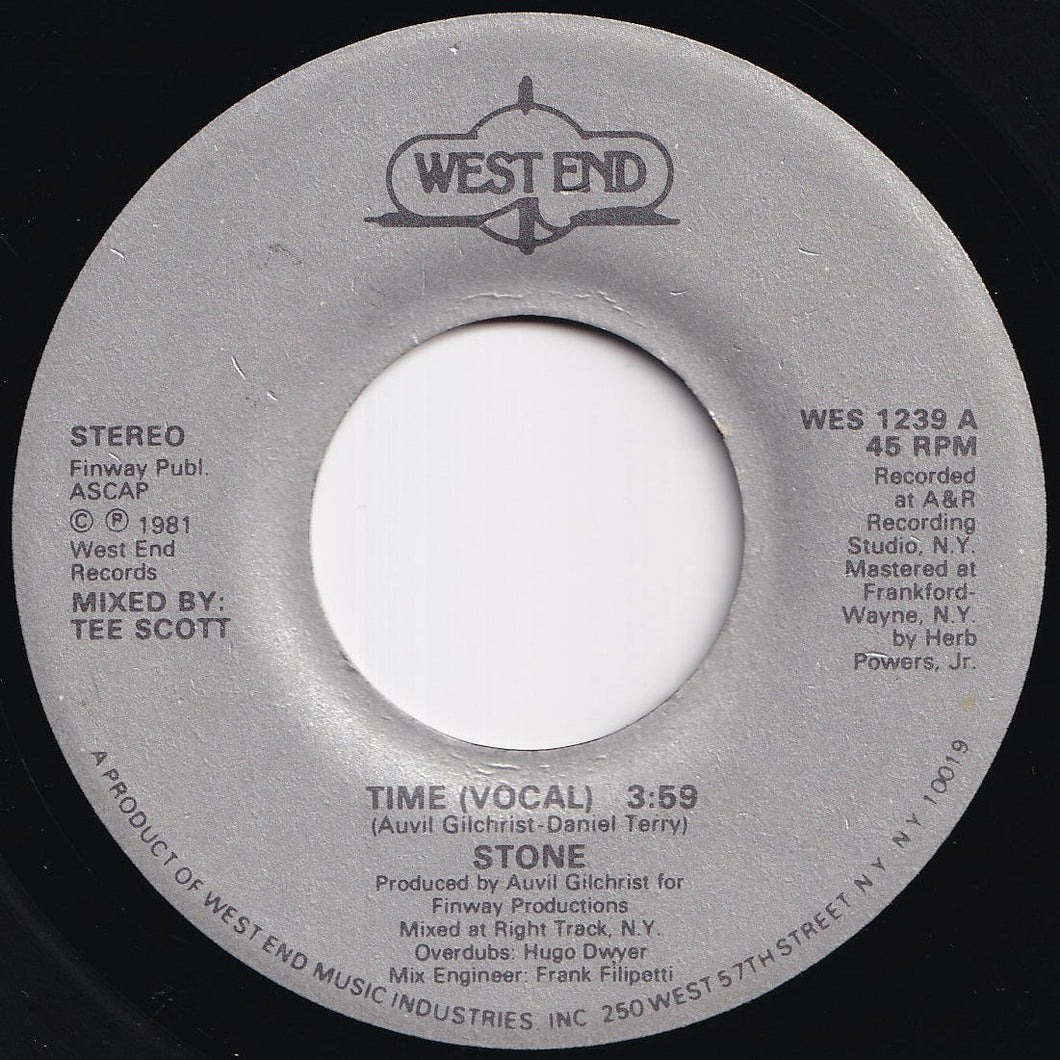 Stone - Time / (Instrumental) (7 inch Record / Used)