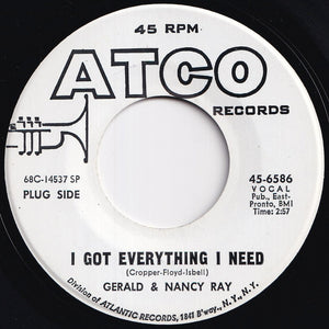 Gerald & Nancy Ray - I Want To Make You Happy / I Got Everything I Need (7 inch Record / Used)