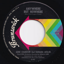 画像をギャラリービューアに読み込む, Gene Chandler, Barbara Acklin - From The Teacher To The Preacher / Anywhere But Nowhere (7 inch Record / Used)
