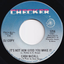 画像をギャラリービューアに読み込む, Cash McCall - It&#39;s Not How Good You Make It / We&#39;ve Come A Long Way Together (7 inch Record / Used)
