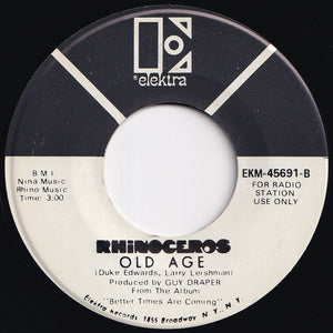 Rhinoceros - Let's Party / Old Age (7 inch Record / Used)