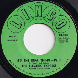Electric Express - It's The Real Thing Pt. I (Instrumental) / Pt. II (Vocal) (7 inch Record / Used)