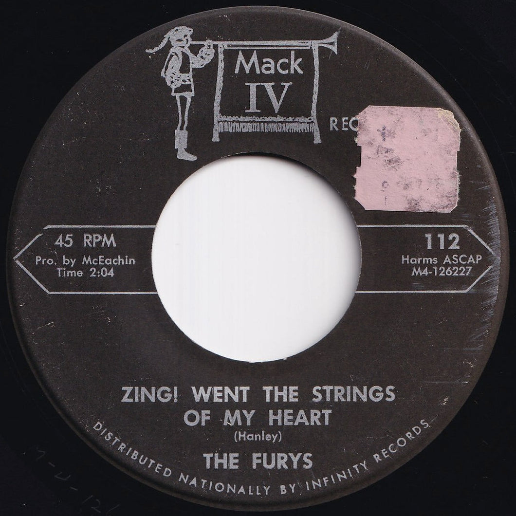Furys - Zing! Went The Strings Of My Heart / Never More (7 inch Record / Used)