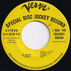 Astrud Gilberto - Stay / I Had The Craziest Dream (7 inch Record / Used)
