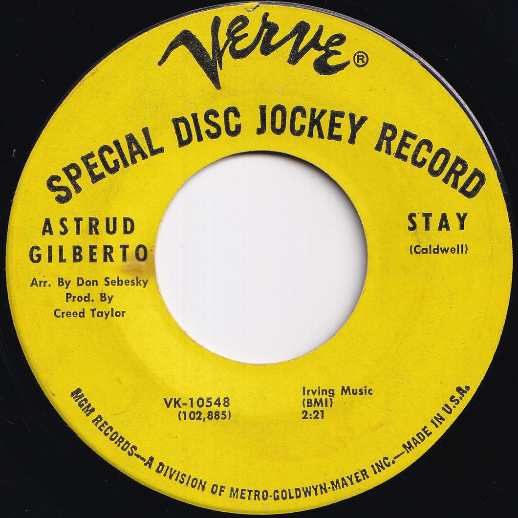 Astrud Gilberto - Stay / I Had The Craziest Dream (7 inch Record / Used)