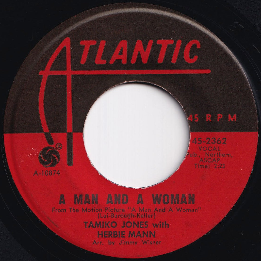 Tamiko Jones, Herbie Mann - A Man And A Woman / Sidewinder (7 inch Record / Used)