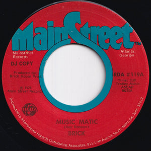 Brick - Music Matic / Music Matic (7 inch Record / Used)