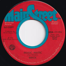 画像をギャラリービューアに読み込む, Brick - Music Matic / Music Matic (7 inch Record / Used)

