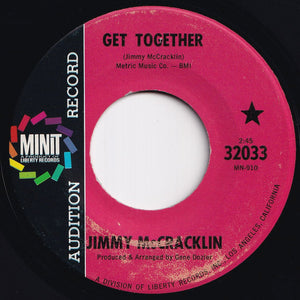 Jimmy McCracklin - Get Together / How You Like Your Love (7 inch Record / Used)
