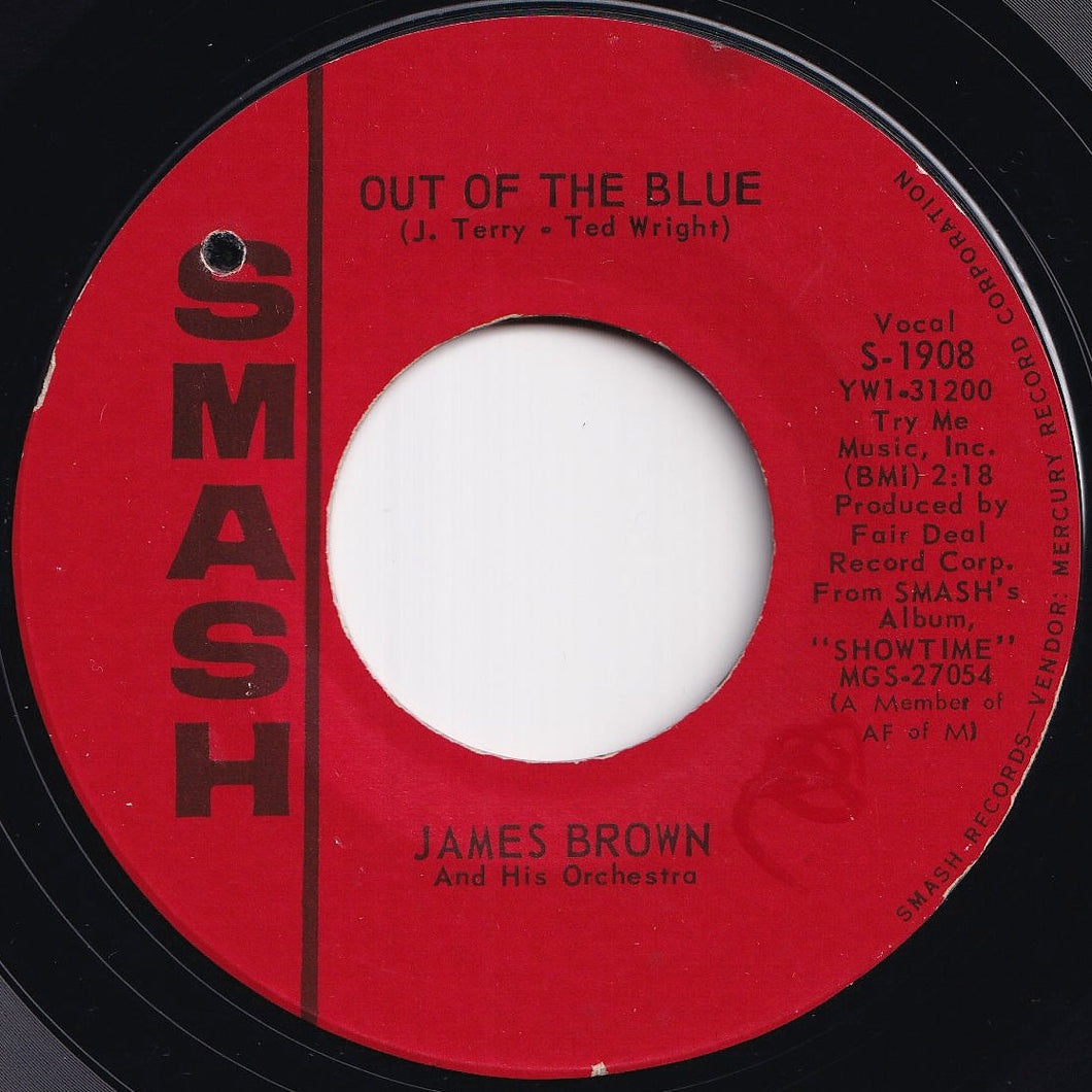 James Brown And His Orchestra - Out Of The Blue / The Things That I Used To Do (7 inch Record / Used)