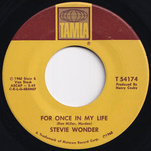 画像をギャラリービューアに読み込む, Stevie Wonder - For Once In My Life / Angie Girl (7 inch Record / Used)
