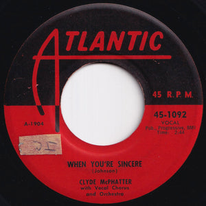 Clyde McPhatter - Treasure Of Love / When You're Sincere (7 inch Record / Used)