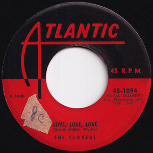 Clovers - Your Tender Lips / Love, Love, Love (7 inch Record / Used)