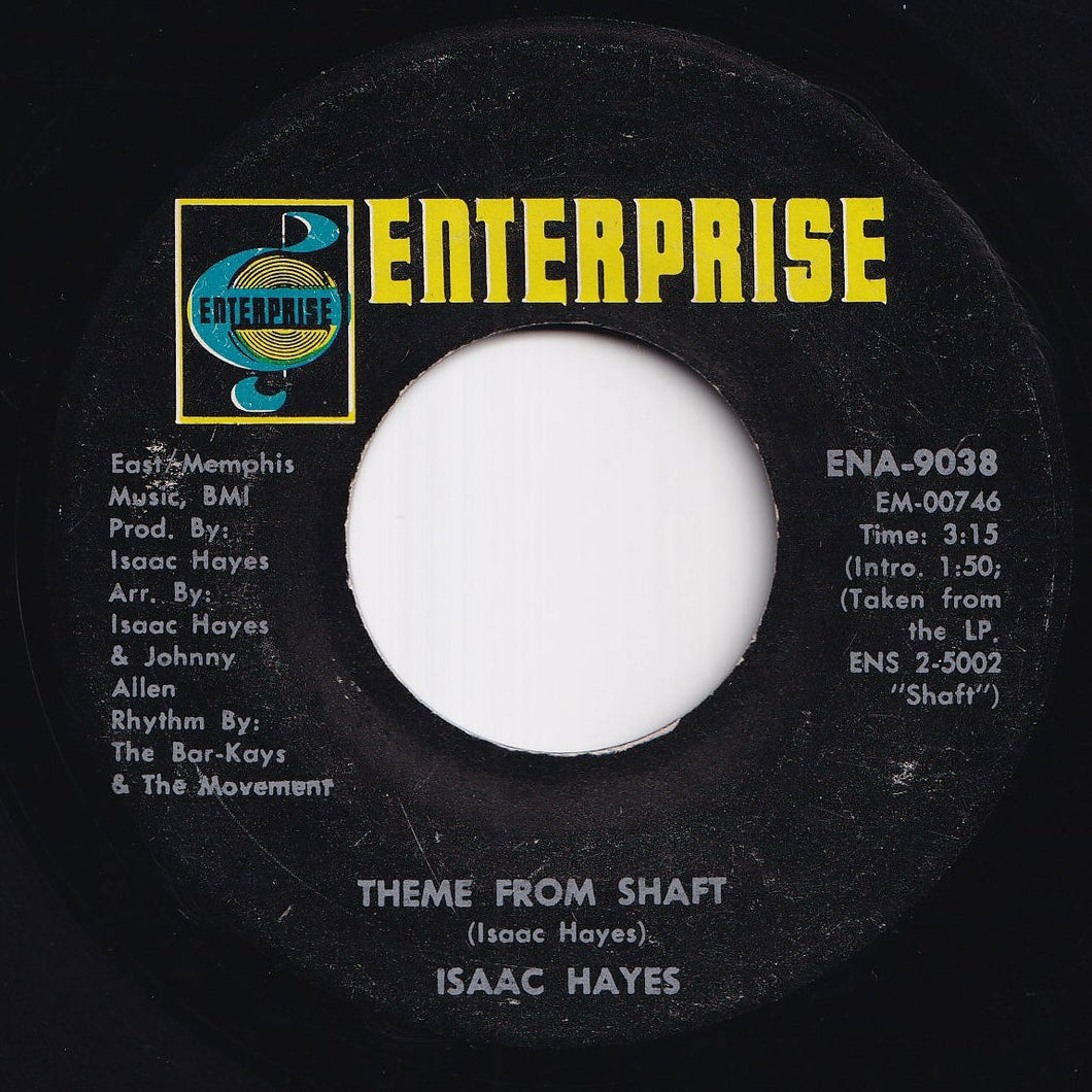 Isaac Hayes - Theme From Shaft / Cafe Regio's (7 inch Record / Used)
