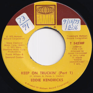 Eddie Kendricks - Keep On Truckin' (Part 1) / (Part 2) (7 inch Record / Used)