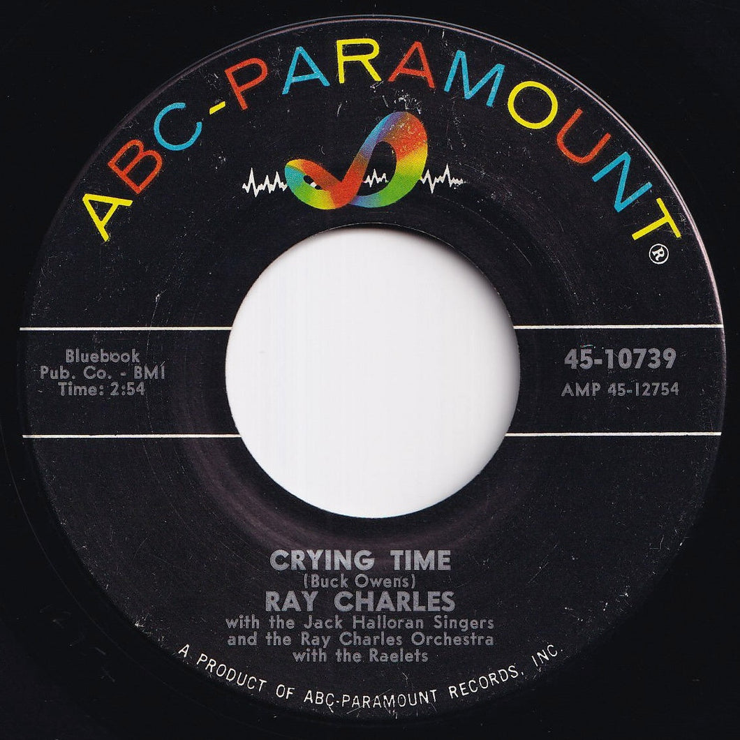 Ray Charles - Crying Time / When My Dreamboat Comes Home (7 inch Record / Used)