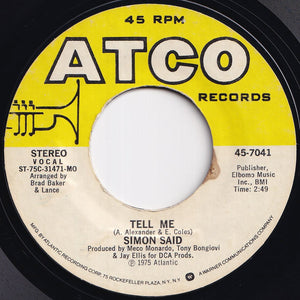 Simon Said - Smile / Tell Me (7 inch Record / Used)