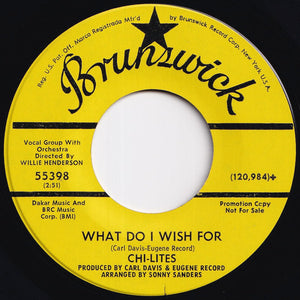 Chi-Lites - Give It Away / What Do I Wish For (7 inch Record / Used)