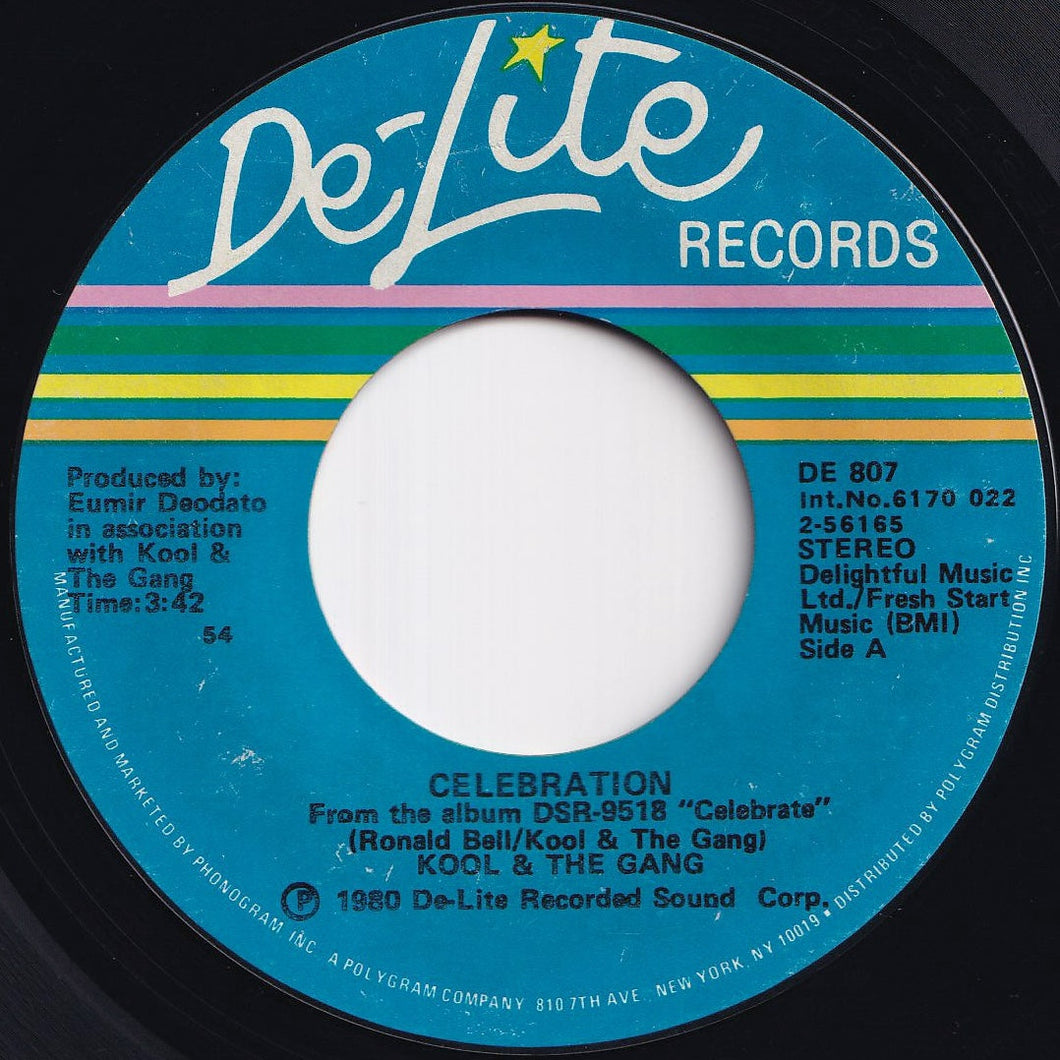 Kool & The Gang - Celebration / Morning Star (7 inch Record / Used)
