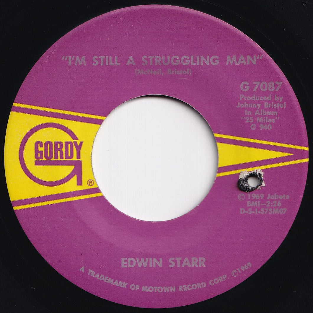 Edwin Starr - I'm Still A Struggling Man / Pretty Little Angel (7 inch Record / Used)