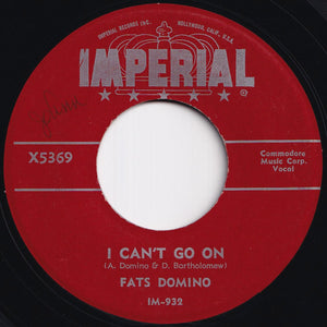 Fats Domino - Poor Me / I Can't Go On (7 inch Record / Used)