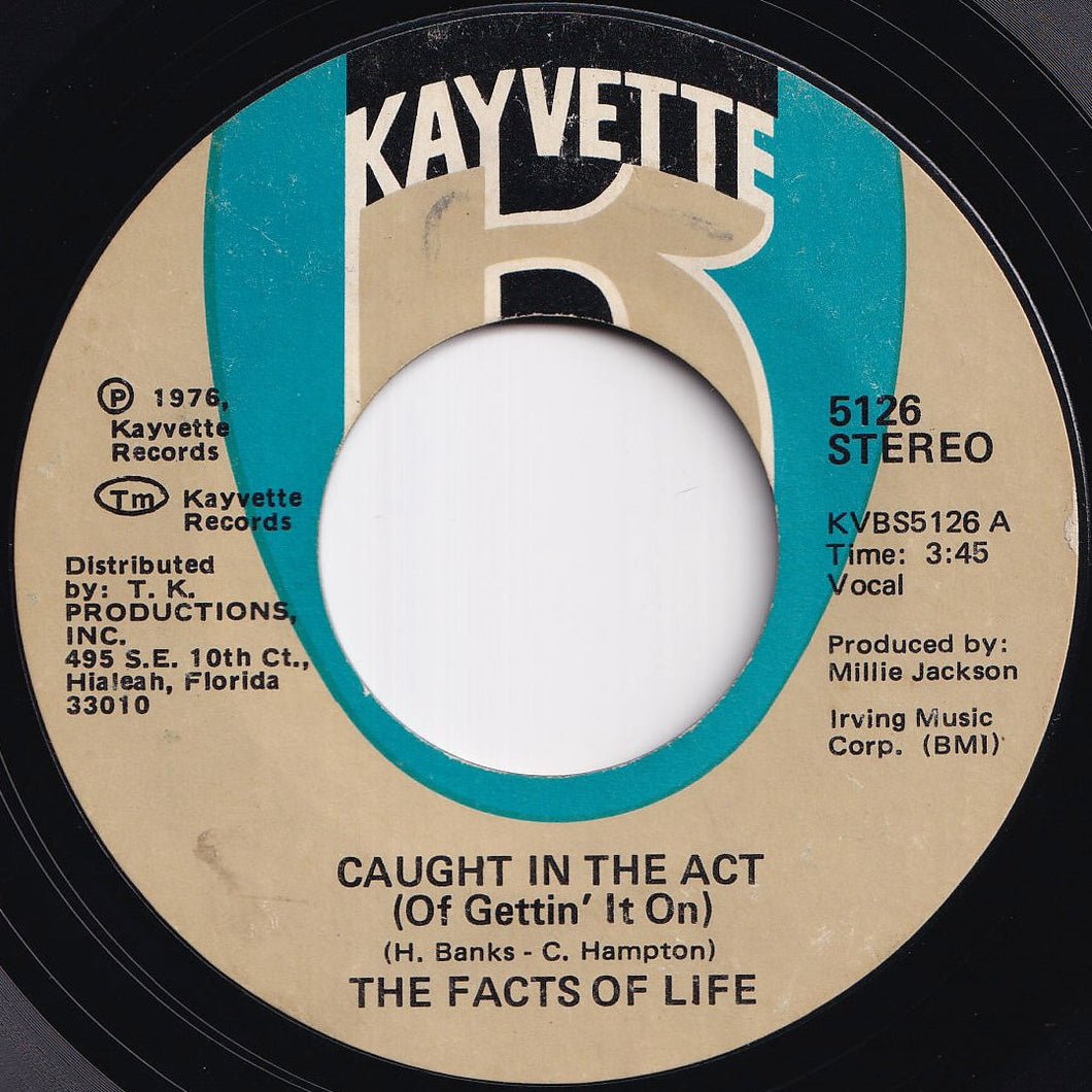 Facts Of Life - Caught In The Act (Of Gettin' It On) / L-O-V-E (7 inch Record / Used)
