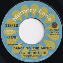 画像をギャラリービューアに読み込む, Sly &amp; The Family Stone - Dance To The Music / Life (7 inch Record / Used)
