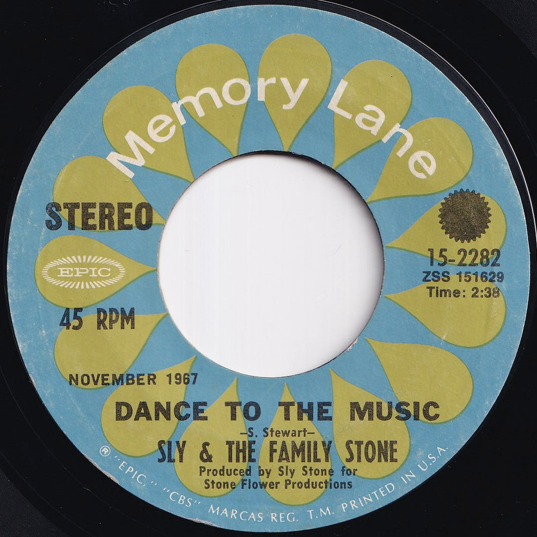 Sly & The Family Stone - Dance To The Music / Life (7 inch Record / Used)