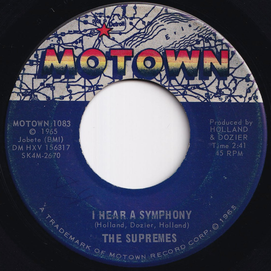 Supremes - I Hear A Symphony / Who Could Ever Doubt My Love (7 inch Record / Used)
