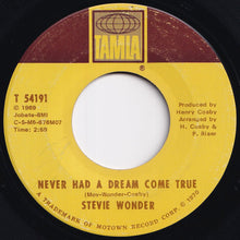 Load image into Gallery viewer, Stevie Wonder - Never Had A Dream Come True / Somebody Knows, Somebody Cares (7 inch Record / Used)
