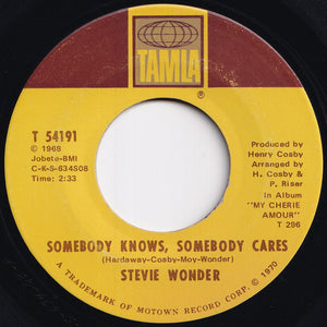Stevie Wonder - Never Had A Dream Come True / Somebody Knows, Somebody Cares (7 inch Record / Used)