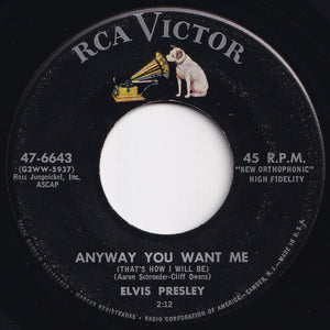 Elvis Presley - Love Me Tender / Anyway You Want Me (7 inch Record / Used)