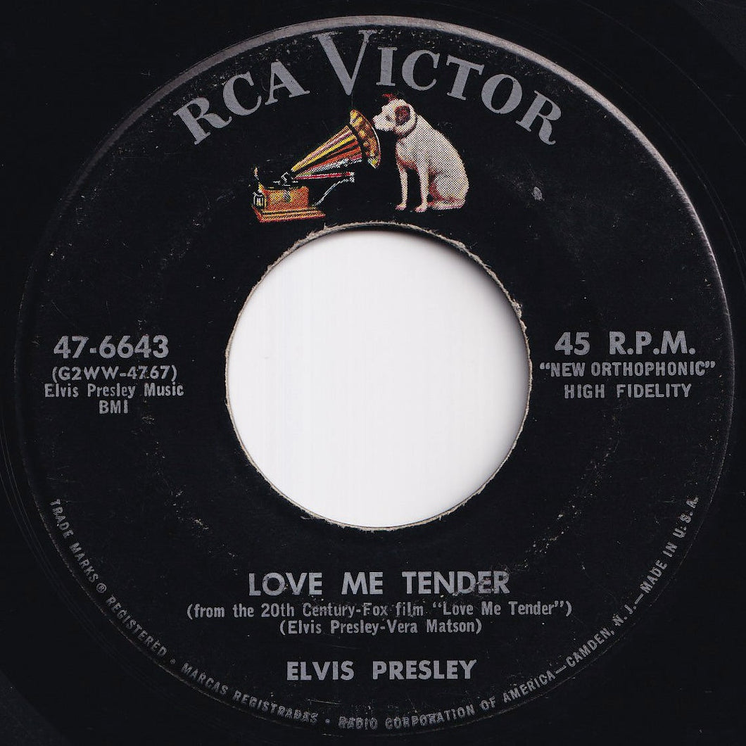 Elvis Presley - Love Me Tender / Anyway You Want Me (7 inch Record / Used)