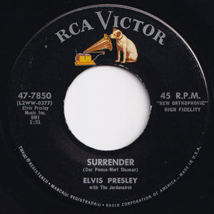 Elvis Presley - Surrender / Lonely Man (7 inch Record / Used)