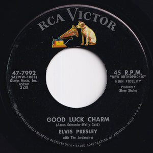 Elvis Presley - Good Luck Charm / Anything That's Part Of You (7 inch Record / Used)