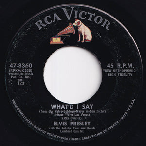Elvis Presley - Viva Las Vegas / What'd I Say (7 inch Record / Used)