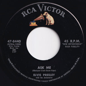 Elvis Presley - Ain't That Loving You Baby / Ask Me (7 inch Record / Used)