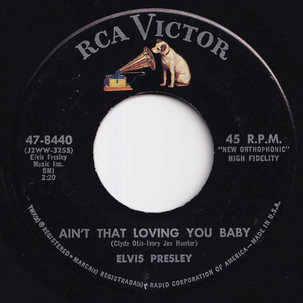 Elvis Presley - Ain't That Loving You Baby / Ask Me (7 inch Record / Used)