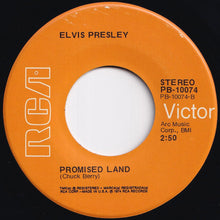 Load image into Gallery viewer, Elvis Presley - It&#39;s Midnight / Promised Land (7 inch Record / Used)
