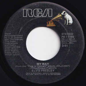Elvis Presley - My Way / America (7 inch Record / Used)
