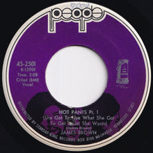Load image into Gallery viewer, James Brown - Hot Pants (Part 1) / (Part 2) &amp; (Part 3) (7 inch Record / Used)
