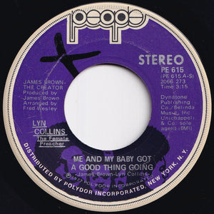 Lyn Collins - Me And My Baby Got A Good Thing Going / I'll Never Let You Break My Heart Again (7 inch Record / Used)