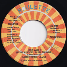 画像をギャラリービューアに読み込む, Darren With Flavor - I Got Magic (In My Fingers, In My Thumbs) / (Instrumental) (7 inch Record / Used)
