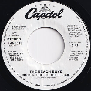 Beach Boys - Rock 'N' Roll To The Rescue / Rock 'N' Roll To The Rescue (7 inch Record / Used)