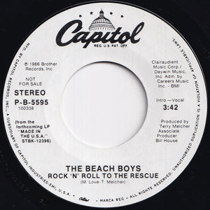 Beach Boys - Rock 'N' Roll To The Rescue / Rock 'N' Roll To The Rescue (7 inch Record / Used)