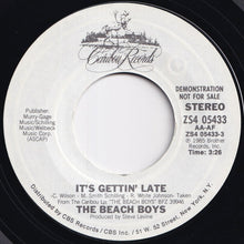 画像をギャラリービューアに読み込む, Beach Boys - It&#39;s Gettin&#39; Late / It&#39;s Gettin&#39; Late (7 inch Record / Used)
