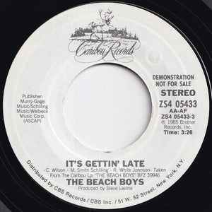 Beach Boys - It's Gettin' Late / It's Gettin' Late (7 inch Record / Used)
