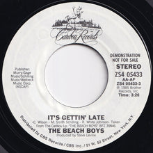 画像をギャラリービューアに読み込む, Beach Boys - It&#39;s Gettin&#39; Late / It&#39;s Gettin&#39; Late (7 inch Record / Used)

