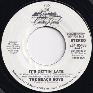 Beach Boys - It's Gettin' Late / It's Gettin' Late (7 inch Record / Used)